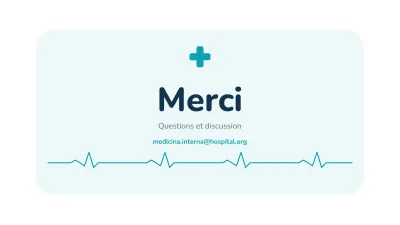 Cas clinique et médecine, diapositive 12 sur 13