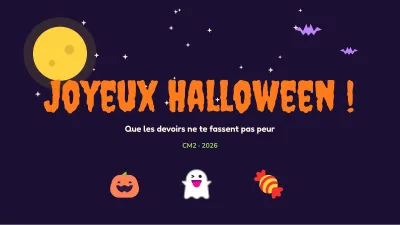 Halloween : cours et activités, diapositive 12 sur 13