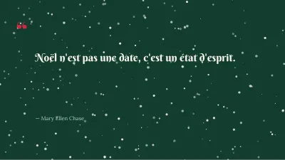 Noël : bilan de l’année, diapositive 11 sur 13