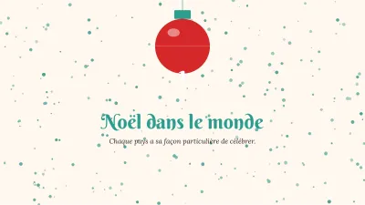 Noël à l’école, version fun, diapositive 3 sur 13