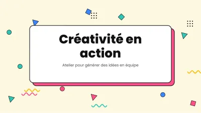 Modèle coloré et ludique