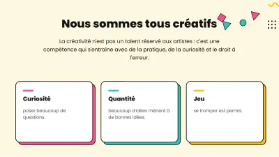 Modèle coloré et ludique, diapositive 4 sur 13
