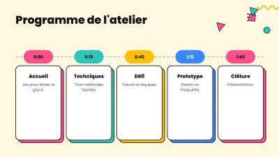 Modèle coloré et ludique, diapositive 8 sur 13