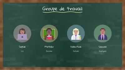 Cours au tableau noir, diapositive 10 sur 13