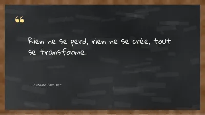 Chimie au tableau noir, diapositive 11 sur 13