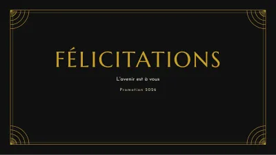 Remise de diplômes élégante, diapositive 12 sur 13