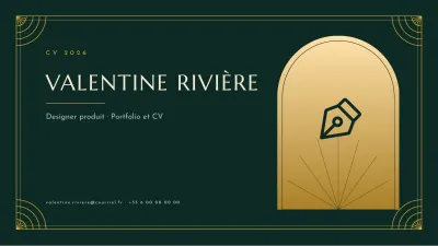 CV élégant