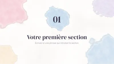 Arrière-plans aquarelle esthétiques, diapositive 3 sur 13