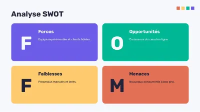 Organigramme et analyse SWOT, diapositive 11 sur 16