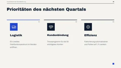 Management-Bericht für die Geschäftsleitung, Folie 5 von 14