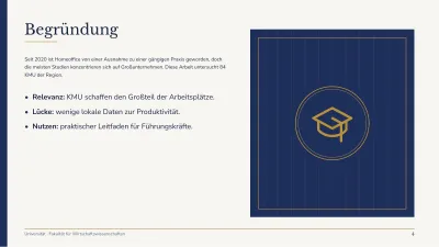 Klassische Abschlussarbeit an der Universität, Folie 4 von 13