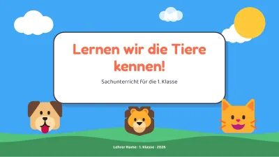 Kinderunterricht: Tiere
