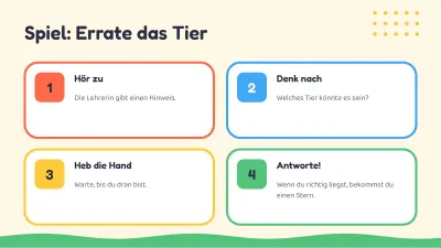 Kinderunterricht: Tiere, Folie 9 von 13