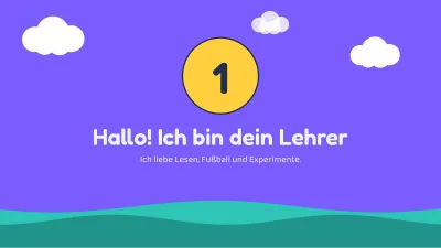 Schulanfang: Willkommen, Folie 3 von 13