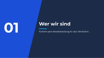 Unternehmenspräsentation im Corporate-Stil, Folie 3 von 13