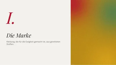 Redaktioneller Markenplan, Folie 3 von 13