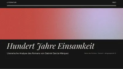 Literatur: Werkanalyse