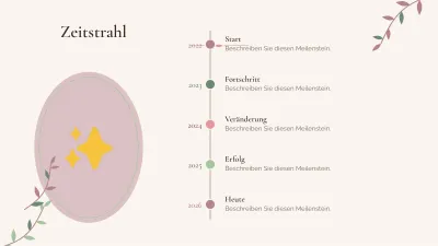 Elegante botanische Hintergründe, Folie 8 von 13