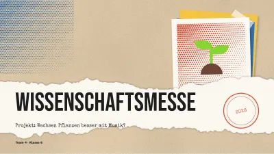 Schulprojekt im Scrapbook-Stil