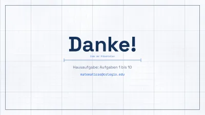 Mathematik auf kariertem Papier, Folie 12 von 13