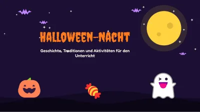 Halloween: Unterricht und Aktivitäten
