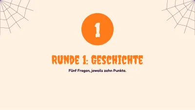 Halloween-Quiz, Folie 3 von 13