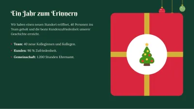 Weihnachten: Jahresrückblick, Folie 4 von 13