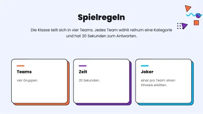 Quizspiel für den Unterricht, Folie 4 von 13