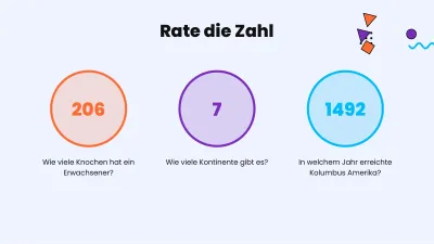 Quizspiel für den Unterricht, Folie 6 von 13