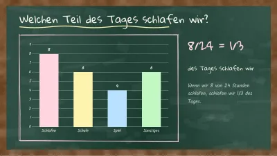 Unterricht an der Tafel, Folie 7 von 13