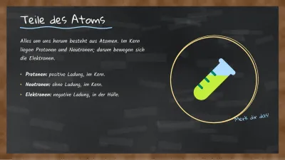 Chemie an der schwarzen Tafel, Folie 4 von 13