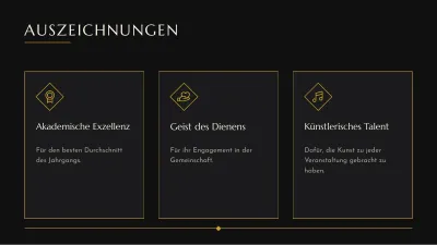 Elegante Abschlussfeier, Folie 5 von 13