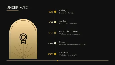 Elegante Abschlussfeier, Folie 8 von 13