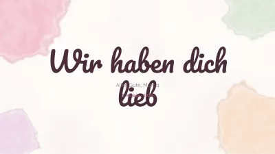 Muttertag, Folie 12 von 13