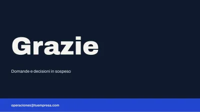 Report direzionale di gestione, diapositiva 13 di 14