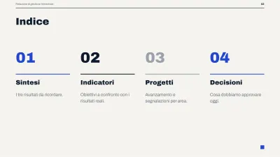 Report direzionale di gestione, diapositiva 2 di 14