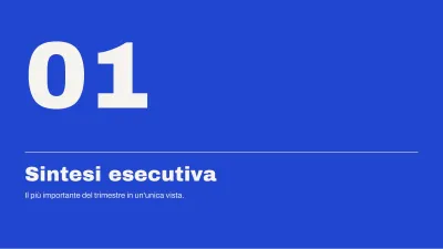 Report direzionale di gestione, diapositiva 3 di 14