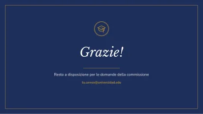 Tesi universitaria classica, diapositiva 12 di 13