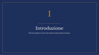 Tesi universitaria classica, diapositiva 3 di 13