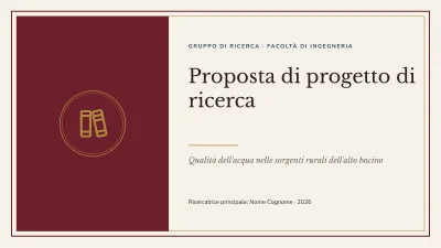 Progetto di ricerca