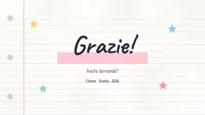 Presentazione scolastica stile quaderno, diapositiva 12 di 13