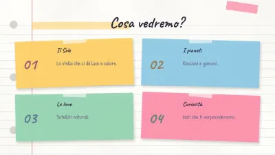 Presentazione scolastica stile quaderno, diapositiva 2 di 13