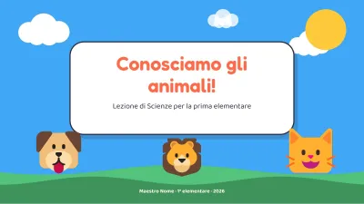 Lezione per bambini: gli animali