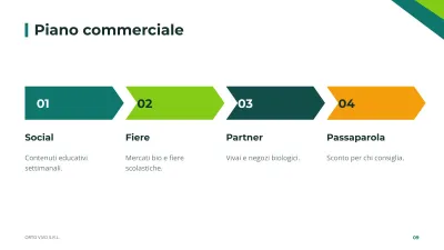 Business plan, diapositiva 9 di 14