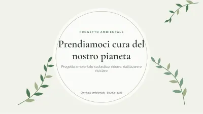 Ambiente e sostenibilità