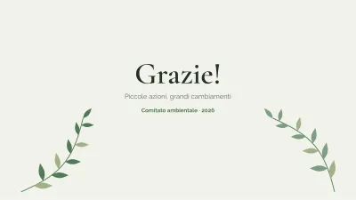 Ambiente e sostenibilità, diapositiva 12 di 13