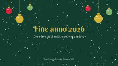 Natale: bilancio di fine anno