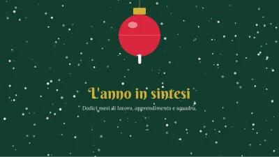 Natale: bilancio di fine anno, diapositiva 3 di 13