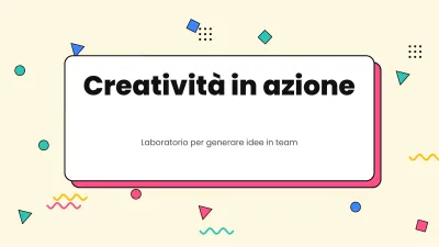 Modello colorato e divertente