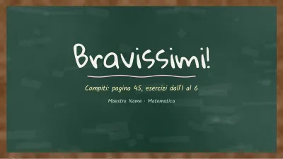 Lezione alla lavagna, diapositiva 12 di 13